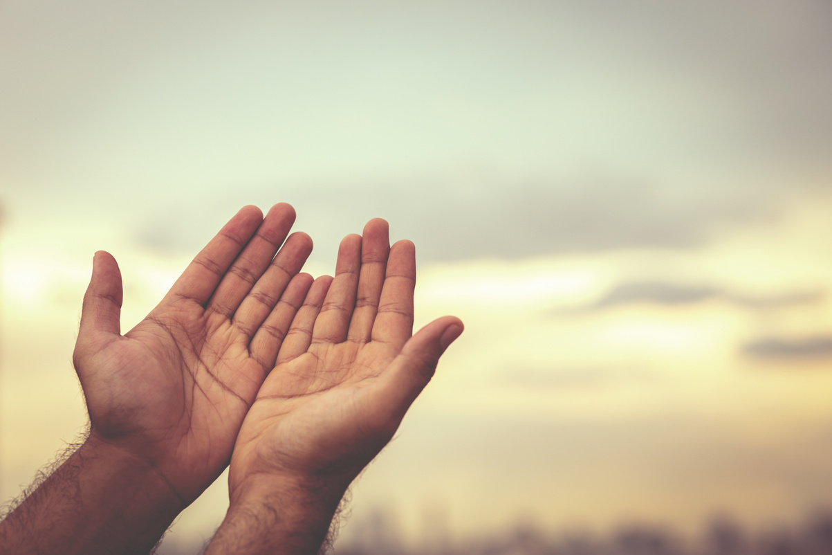 Hands Receiving Blessing