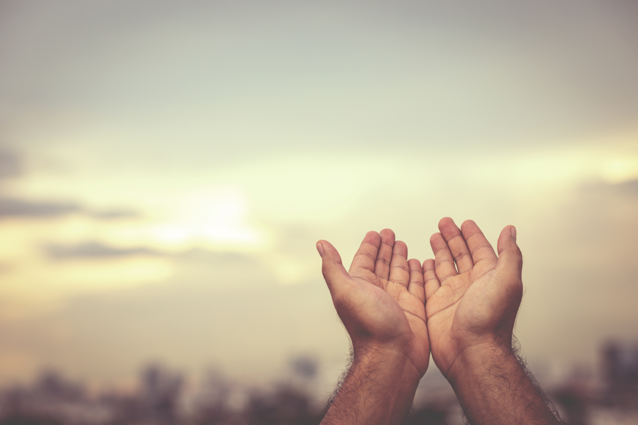 Hands Receiving Blessing