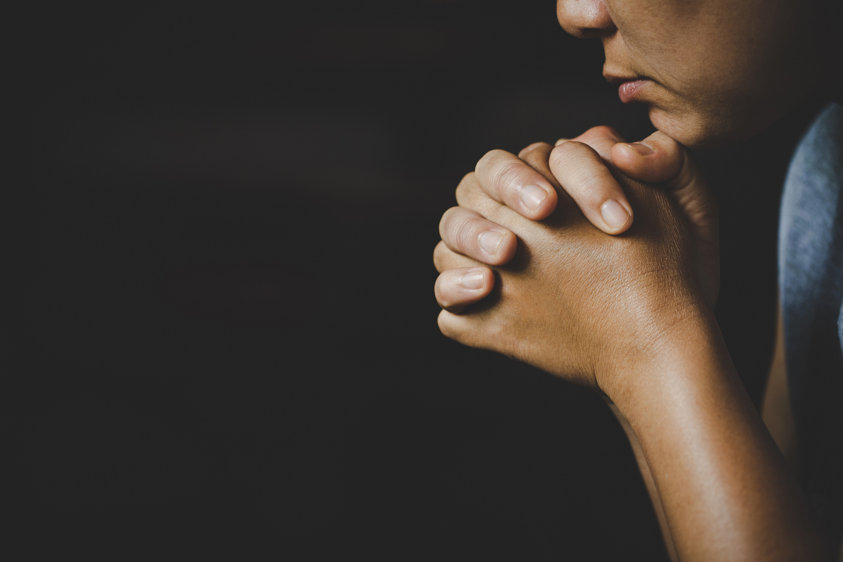 Person Praying Portrait